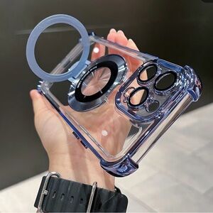 iPhone 17 pro max Titanium blue phone case